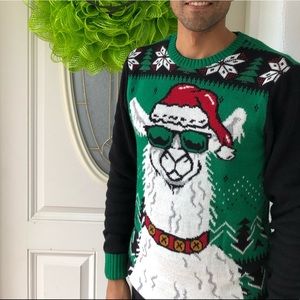 Christmas Llama sweater